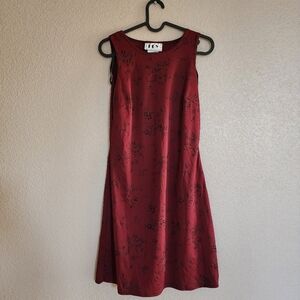 Red Sleeveless Mini Dress